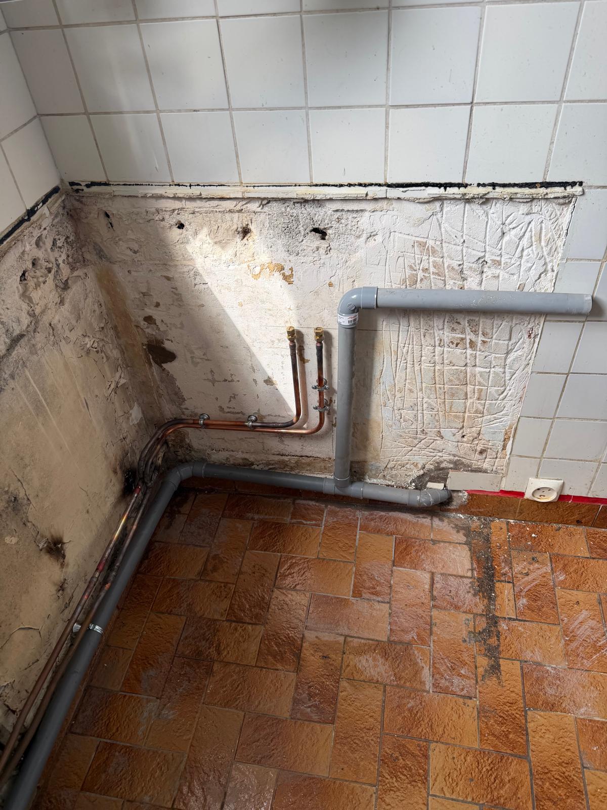 Chantier Plomberie - Notal Bâtiment